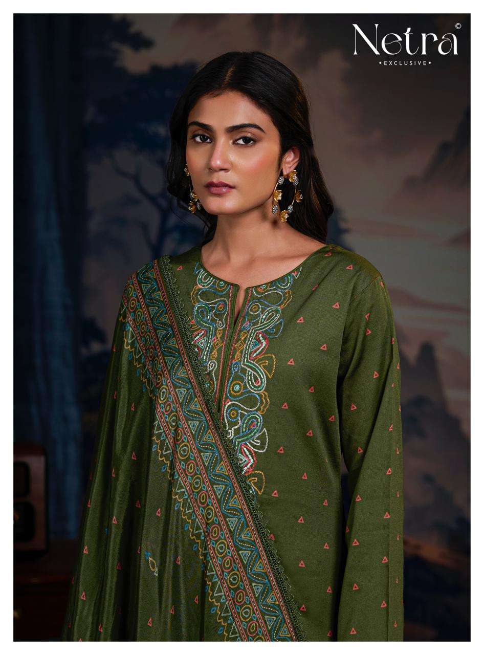 Juvi Netra Cotton Pant Style Suits Manufacturer Ahmedabad