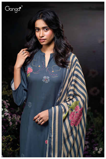 Jyeshtha 3969 Ganga Pashmina Suits Wholesale