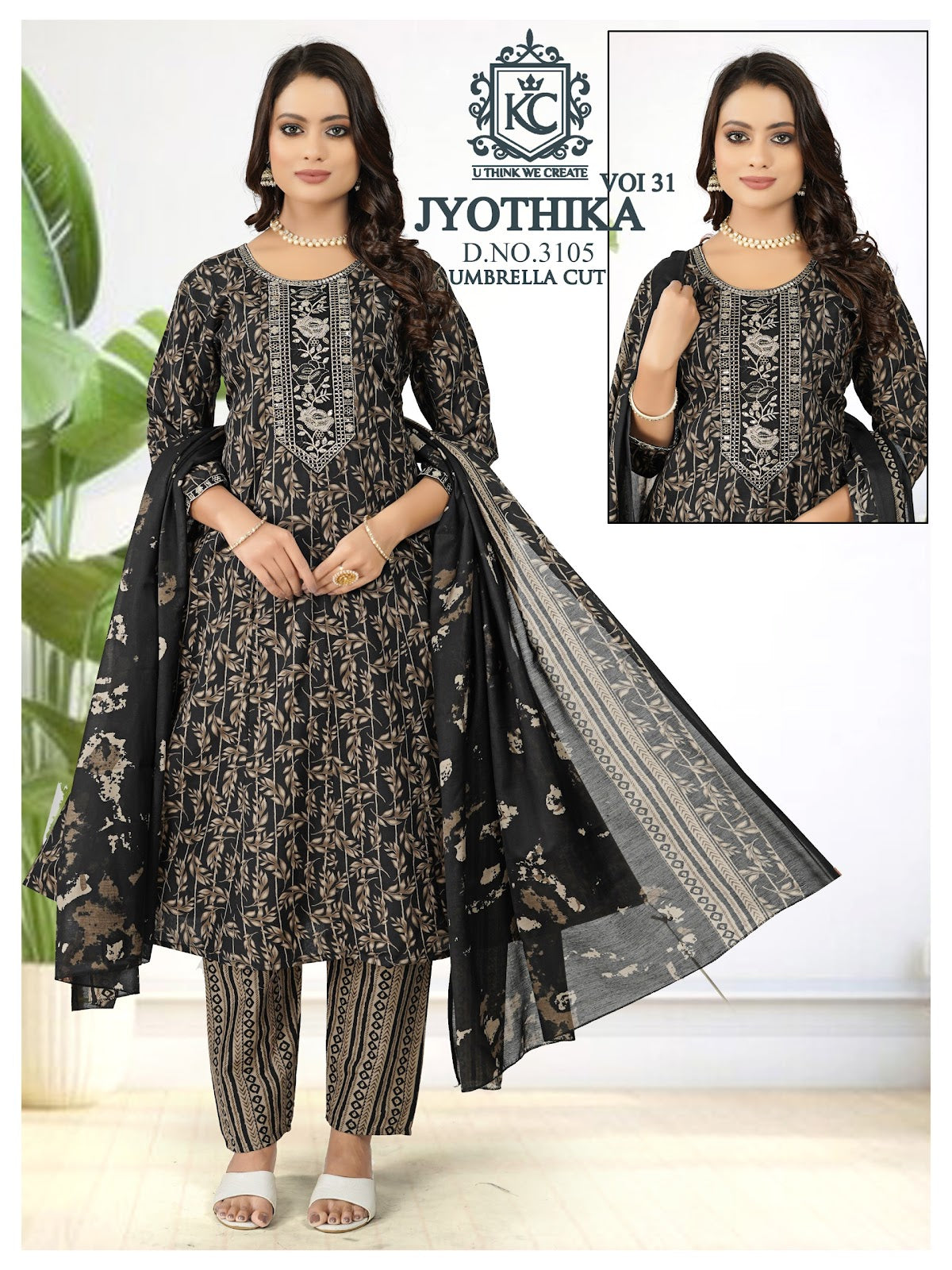 Jyothika Vol 31 Kcf Cotton Readymade Anarkali Suits Wholesaler Gujarat