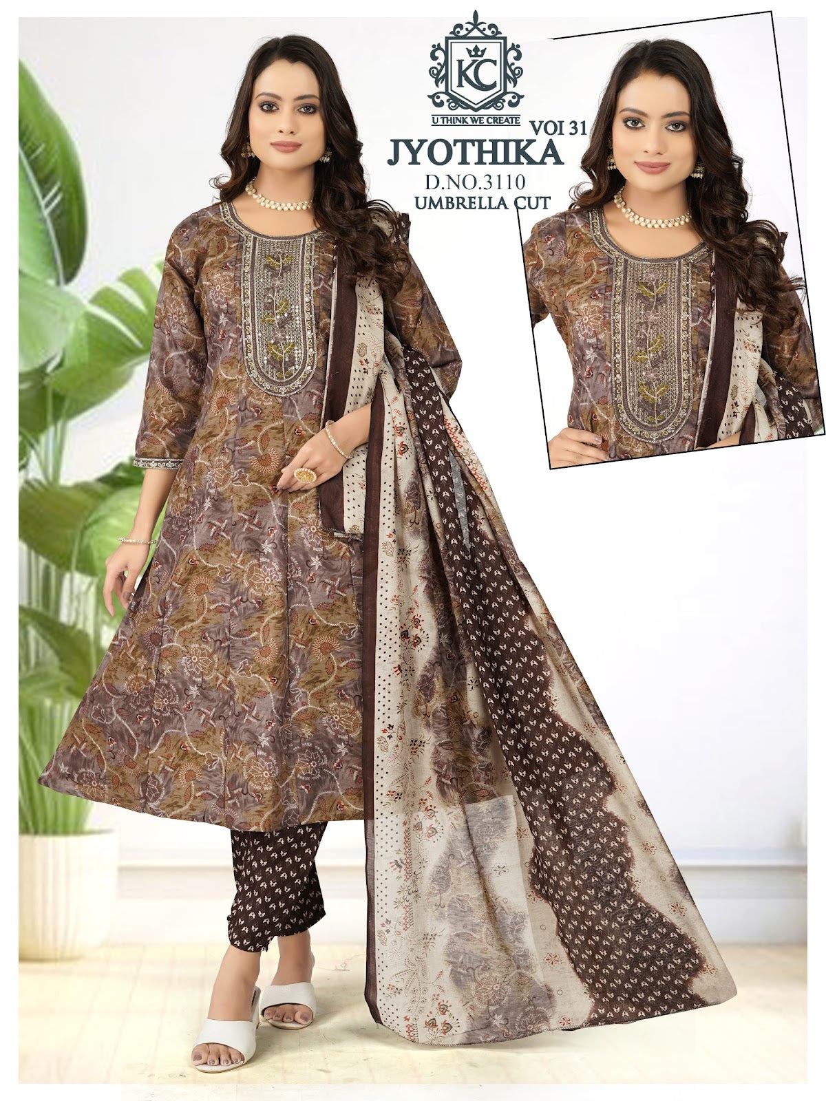 Jyothika Vol 31 Kcf Cotton Readymade Anarkali Suits Wholesaler Gujarat