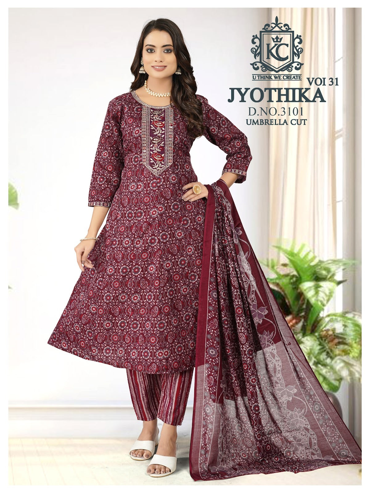 Jyothika Vol 31 Kcf Cotton Readymade Anarkali Suits Wholesaler Gujarat