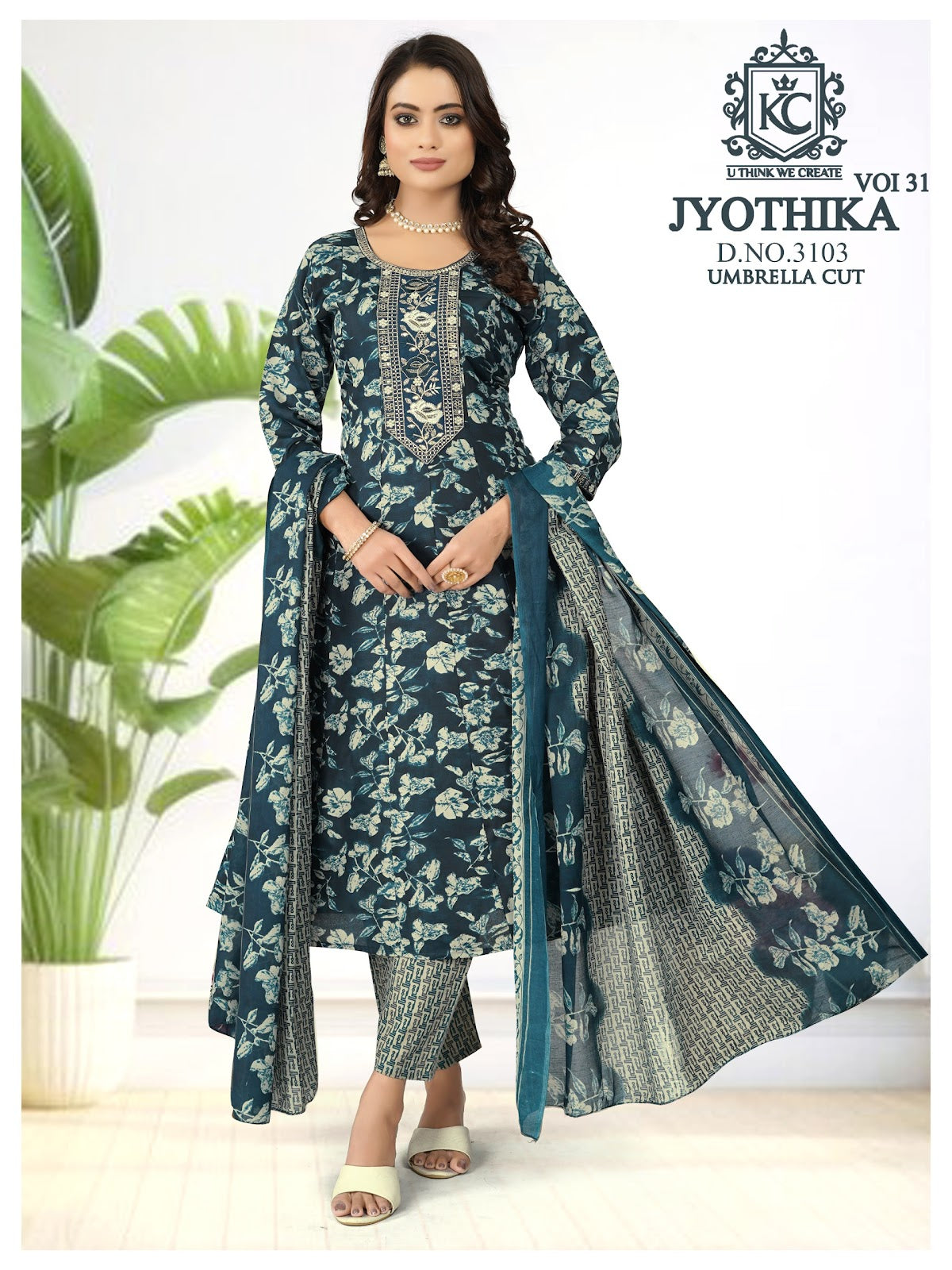 Jyothika Vol 31 Kcf Cotton Readymade Anarkali Suits Wholesaler Gujarat