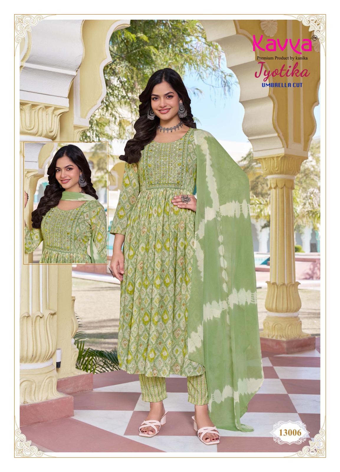 Jyotika Vol 13 Kavya Capsule Readymade Pant Style Suits Wholesaler Gujarat