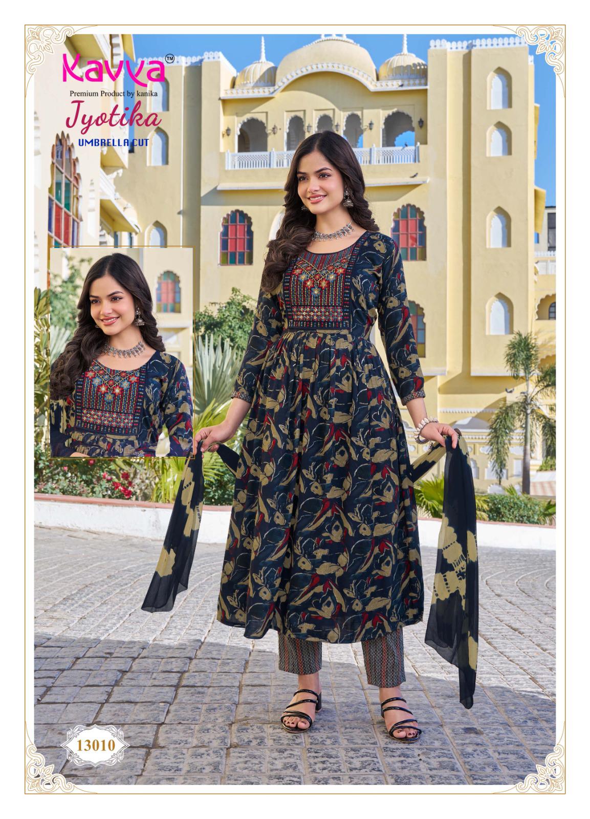 Jyotika Vol 13 Kavya Capsule Readymade Pant Style Suits Wholesaler Gujarat
