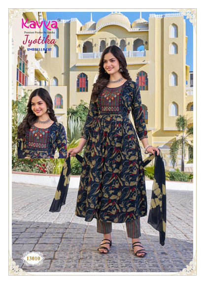 Jyotika Vol 13 Kavya Capsule Readymade Pant Style Suits Wholesaler Gujarat