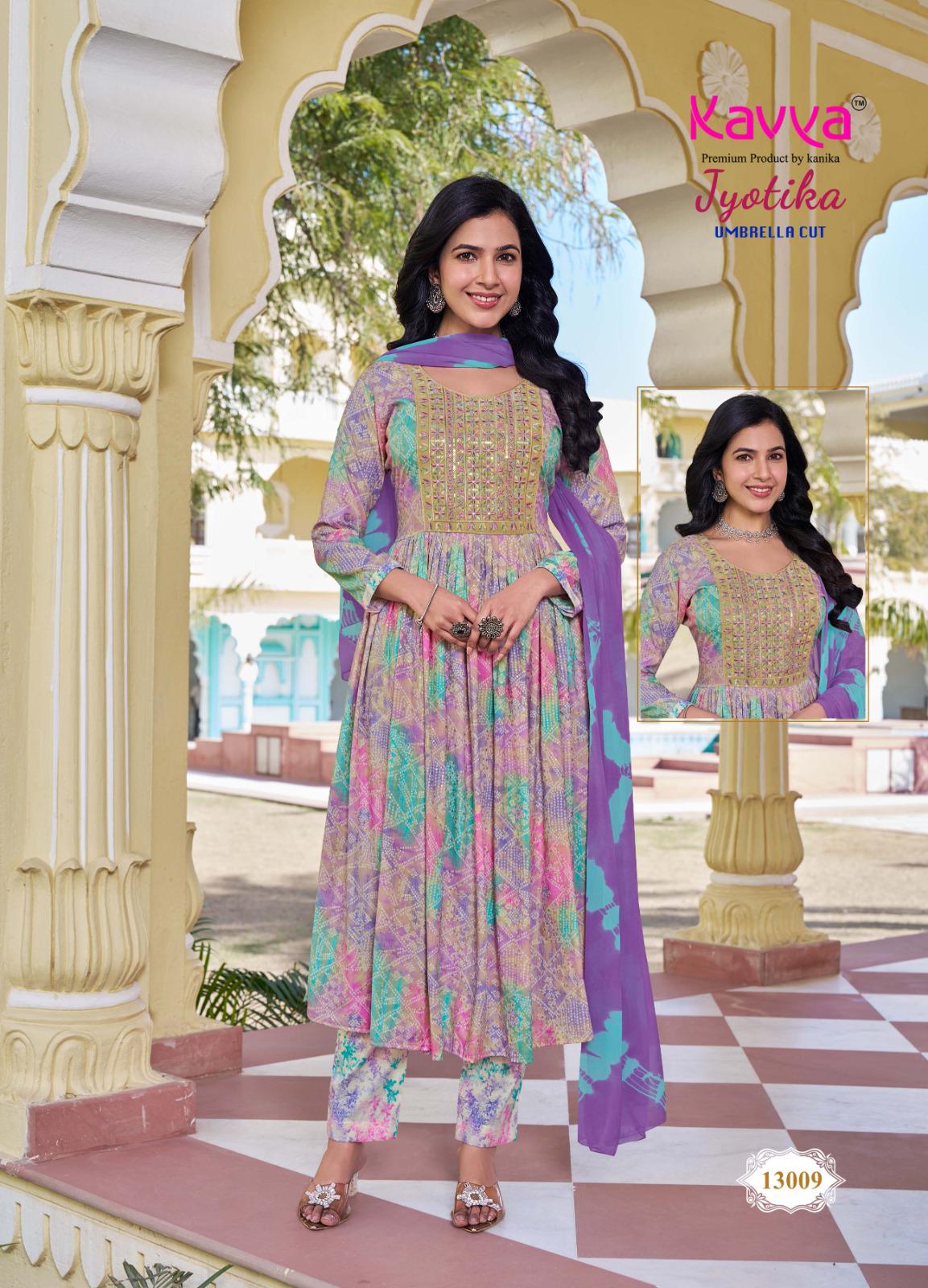Jyotika Vol 13 Kavya Capsule Readymade Pant Style Suits Wholesaler Gujarat