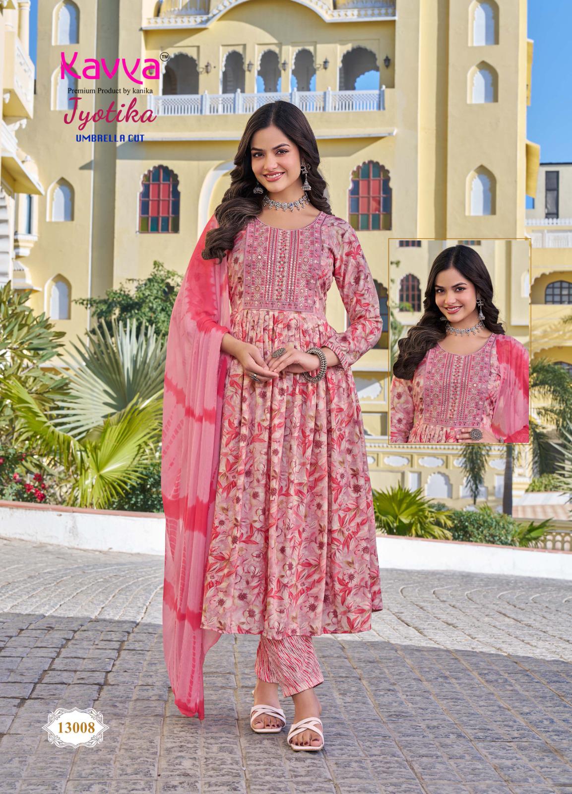 Jyotika Vol 13 Kavya Capsule Readymade Pant Style Suits Wholesaler Gujarat