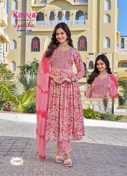 Jyotika Vol 13 Kavya Capsule Readymade Pant Style Suits Wholesaler Gujarat