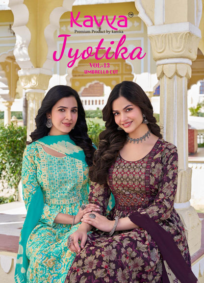 Jyotika Vol 13 Kavya Capsule Readymade Pant Style Suits Wholesaler Gujarat