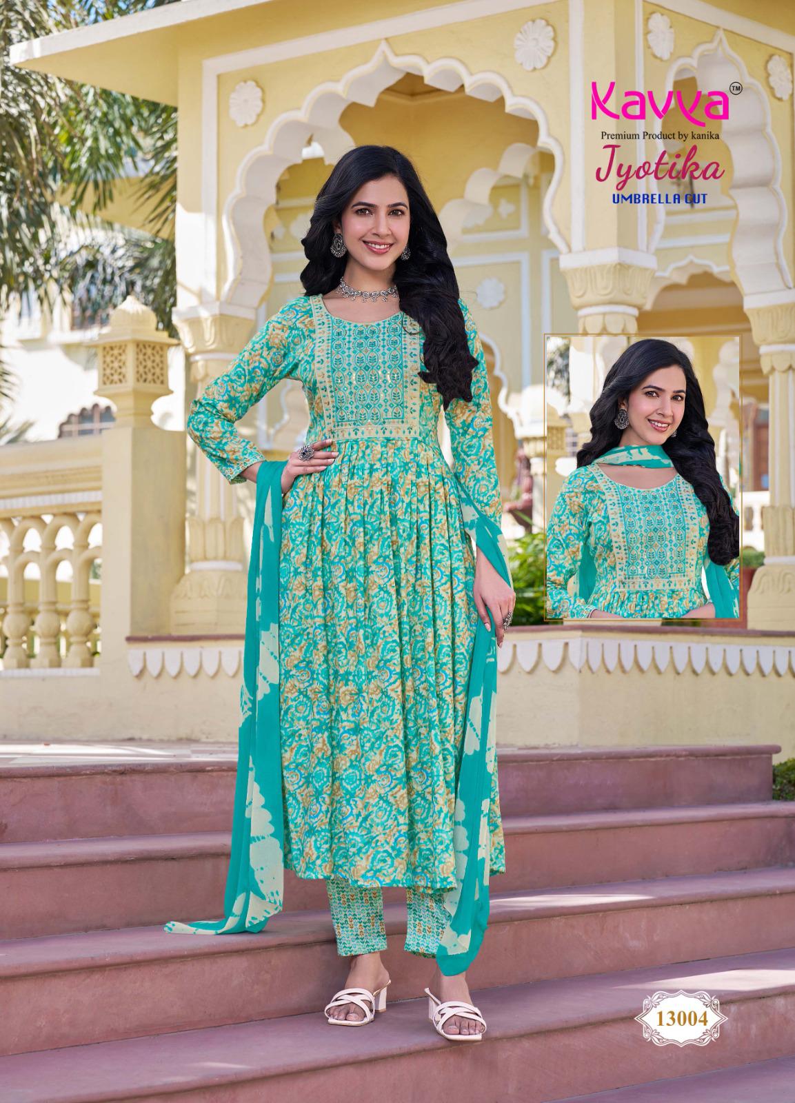 Jyotika Vol 13 Kavya Capsule Readymade Pant Style Suits Wholesaler Gujarat