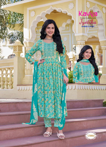 Jyotika Vol 13 Kavya Capsule Readymade Pant Style Suits Wholesaler Gujarat
