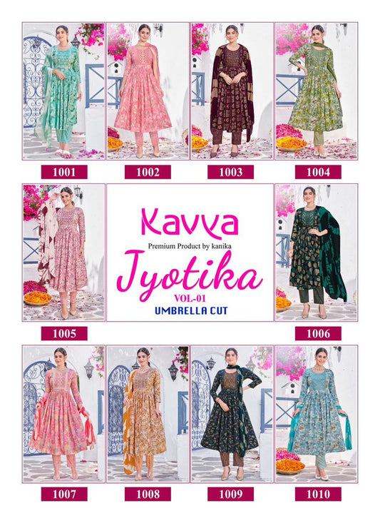Jyotika Vol 1 Kavya Capsule Readymade Pant Style Suits