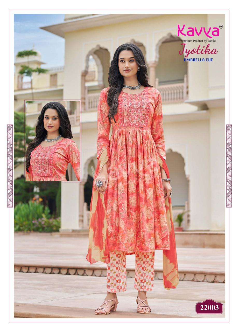 Jyotika Vol 22 Kavya Capsule Readymade Pant Style Suits Wholesaler Gujarat