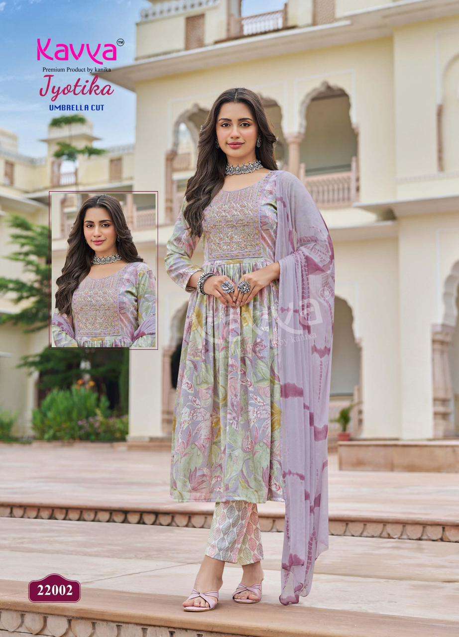 Jyotika Vol 22 Kavya Capsule Readymade Pant Style Suits Wholesaler Gujarat