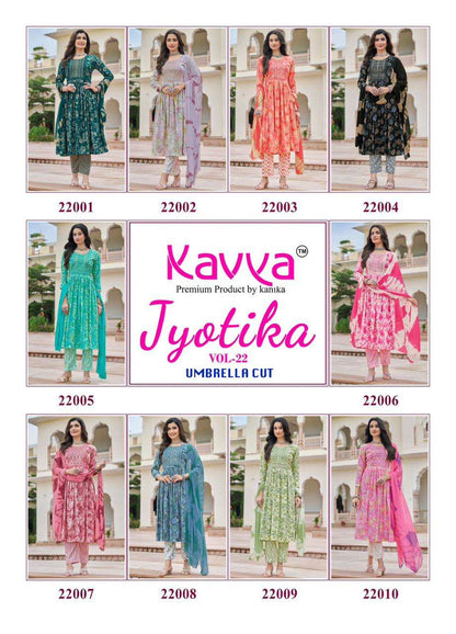 Jyotika Vol 22 Kavya Capsule Readymade Pant Style Suits Wholesaler Gujarat