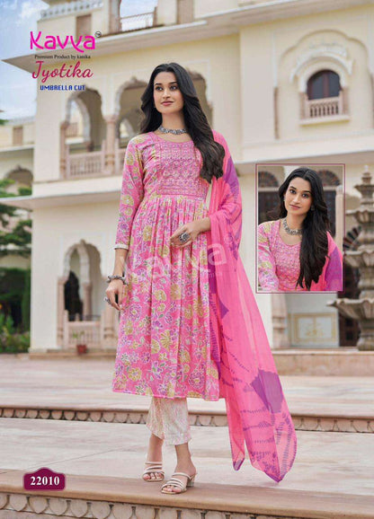 Jyotika Vol 22 Kavya Capsule Readymade Pant Style Suits Wholesaler Gujarat
