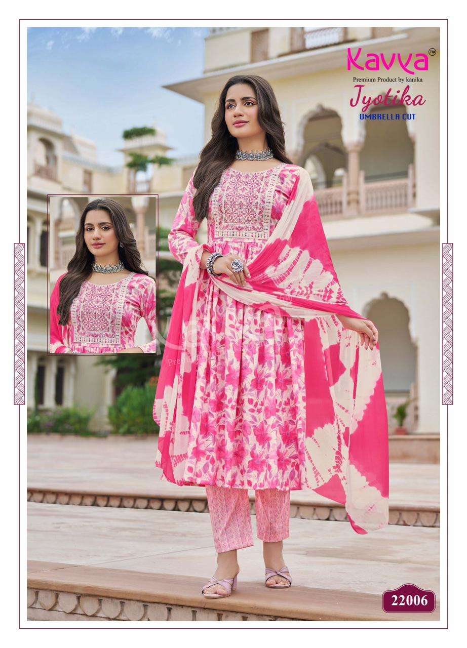 Jyotika Vol 22 Kavya Capsule Readymade Pant Style Suits Wholesaler Gujarat