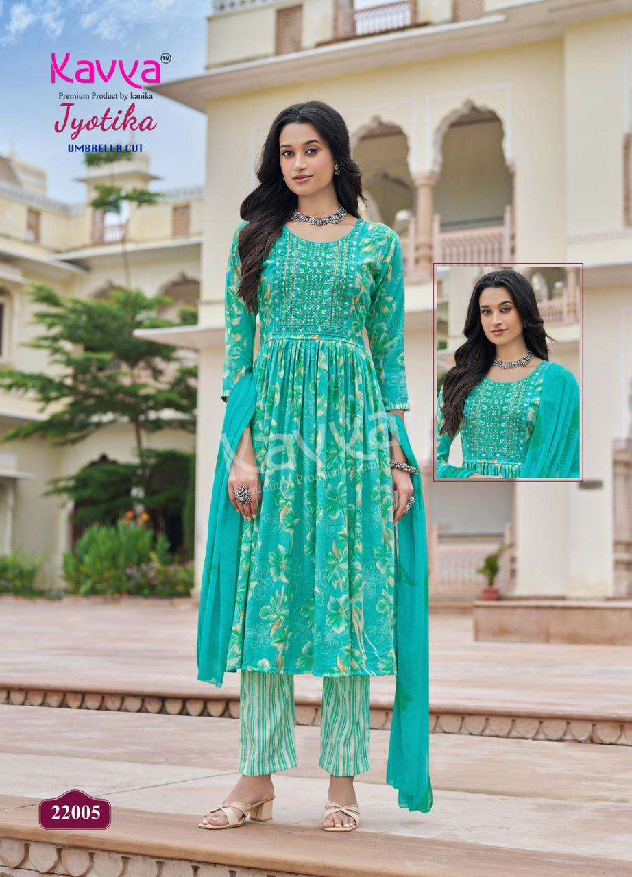 Jyotika Vol 22 Kavya Capsule Readymade Pant Style Suits Wholesaler Gujarat