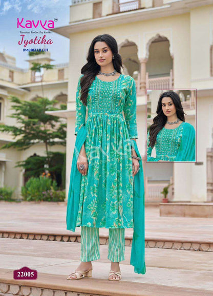 Jyotika Vol 22 Kavya Capsule Readymade Pant Style Suits Wholesaler Gujarat