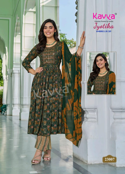 Jyotika Vol 23 Kavya Capsule Readymade Pant Style Suits Wholesaler Ahmedabad