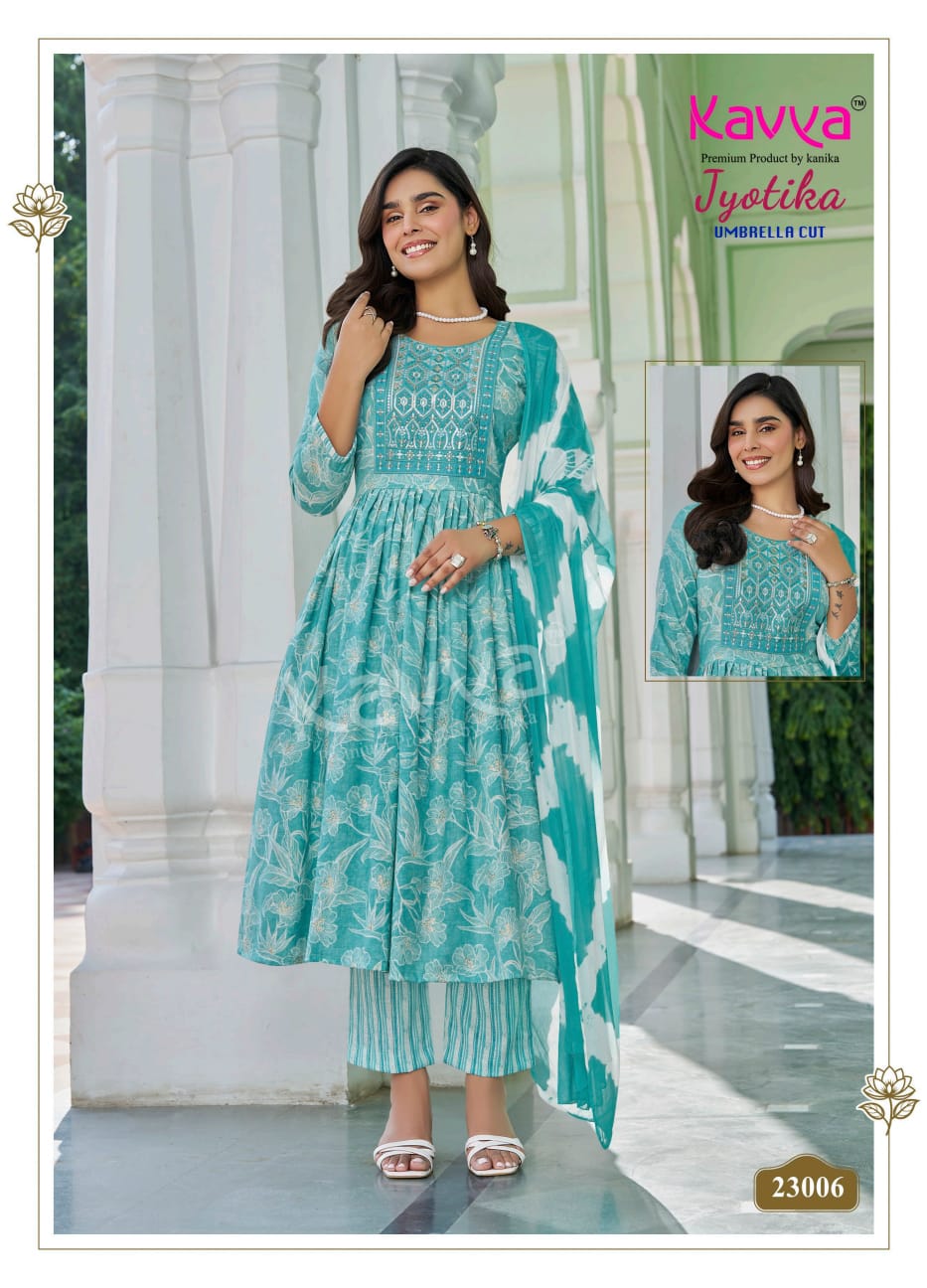 Jyotika Vol 23 Kavya Capsule Readymade Pant Style Suits Wholesaler Ahmedabad