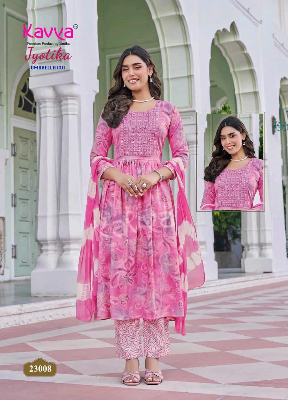 Jyotika Vol 23 Kavya Capsule Readymade Pant Style Suits Wholesaler Ahmedabad