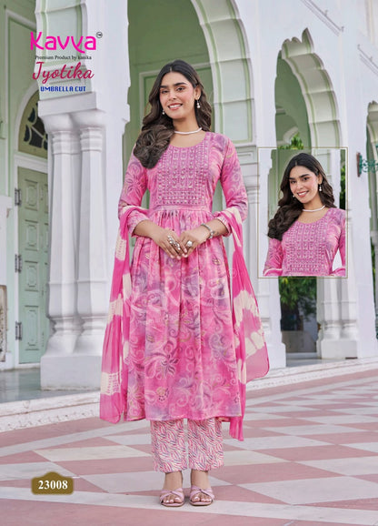 Jyotika Vol 23 Kavya Capsule Readymade Pant Style Suits Wholesaler Ahmedabad