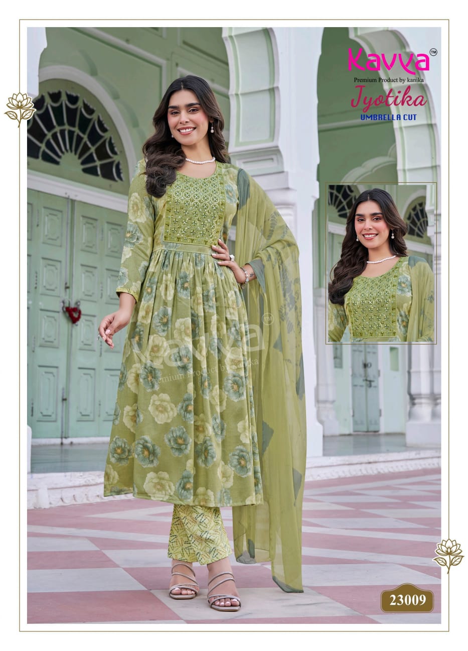 Jyotika Vol 23 Kavya Capsule Readymade Pant Style Suits Wholesaler Ahmedabad