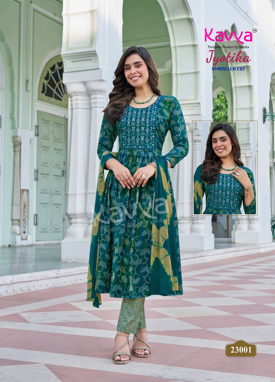 Jyotika Vol 23 Kavya Capsule Readymade Pant Style Suits Wholesaler Ahmedabad