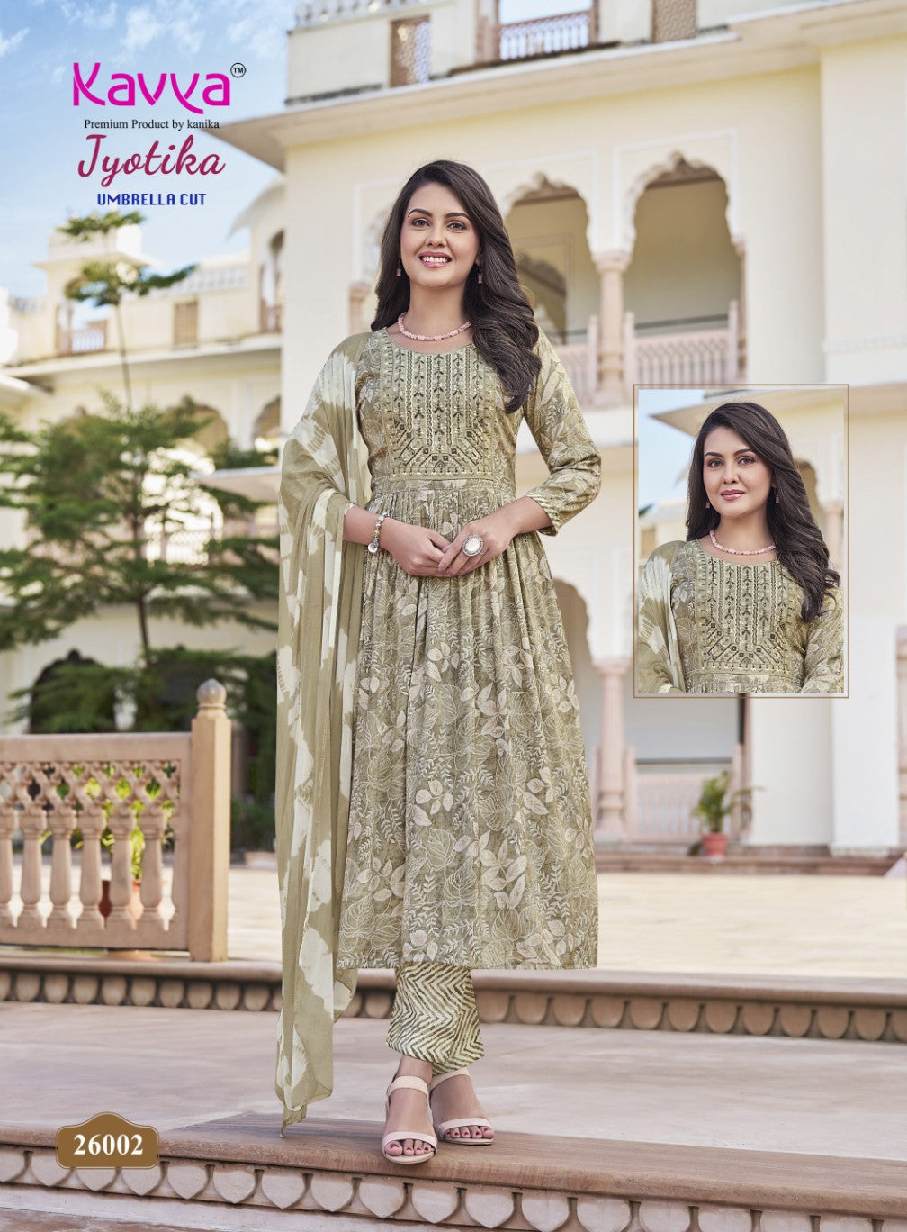 Jyotika Vol 26 Kavya Rayon Readymade Anarkali Suits Exporter Ahmedabad