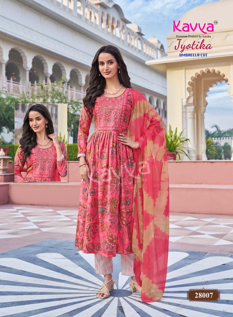 Jyotika Vol 28 Kavya Capsule Readymade Pant Style Suits Wholesale Price