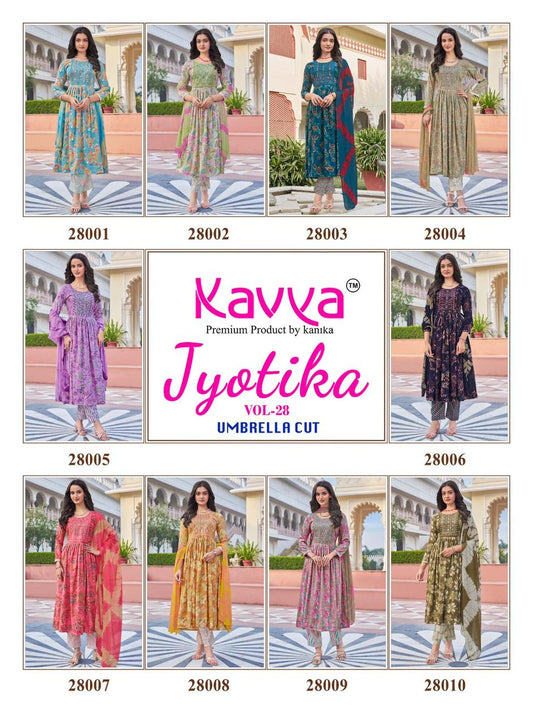Jyotika Vol 28 Kavya Capsule Readymade Pant Style Suits Wholesale Price