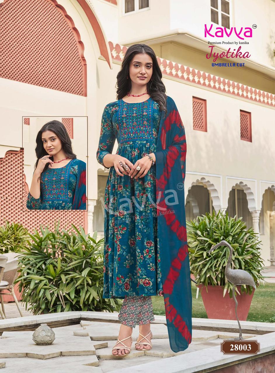 Jyotika Vol 28 Kavya Capsule Readymade Pant Style Suits Wholesale Price