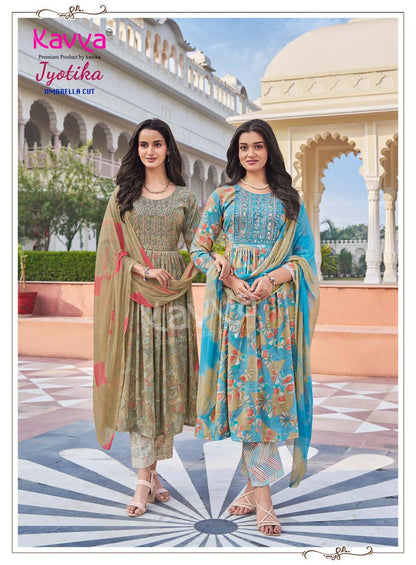 Jyotika Vol 28 Kavya Capsule Readymade Pant Style Suits Wholesale Price