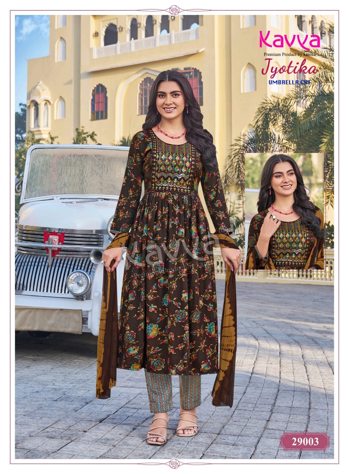 Jyotika Vol 29 Kavya Capsule Readymade Anarkali Suits Exporter Ahmedabad