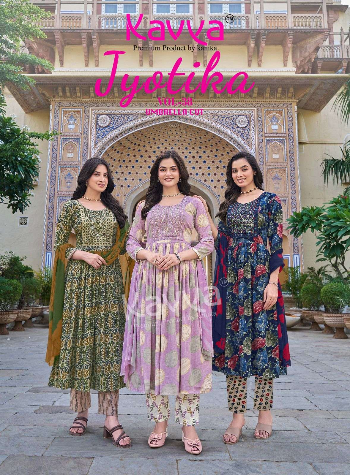 Jyotika Vol 38 Kavya Capsule Readymade Pant Style Suits Exporter India