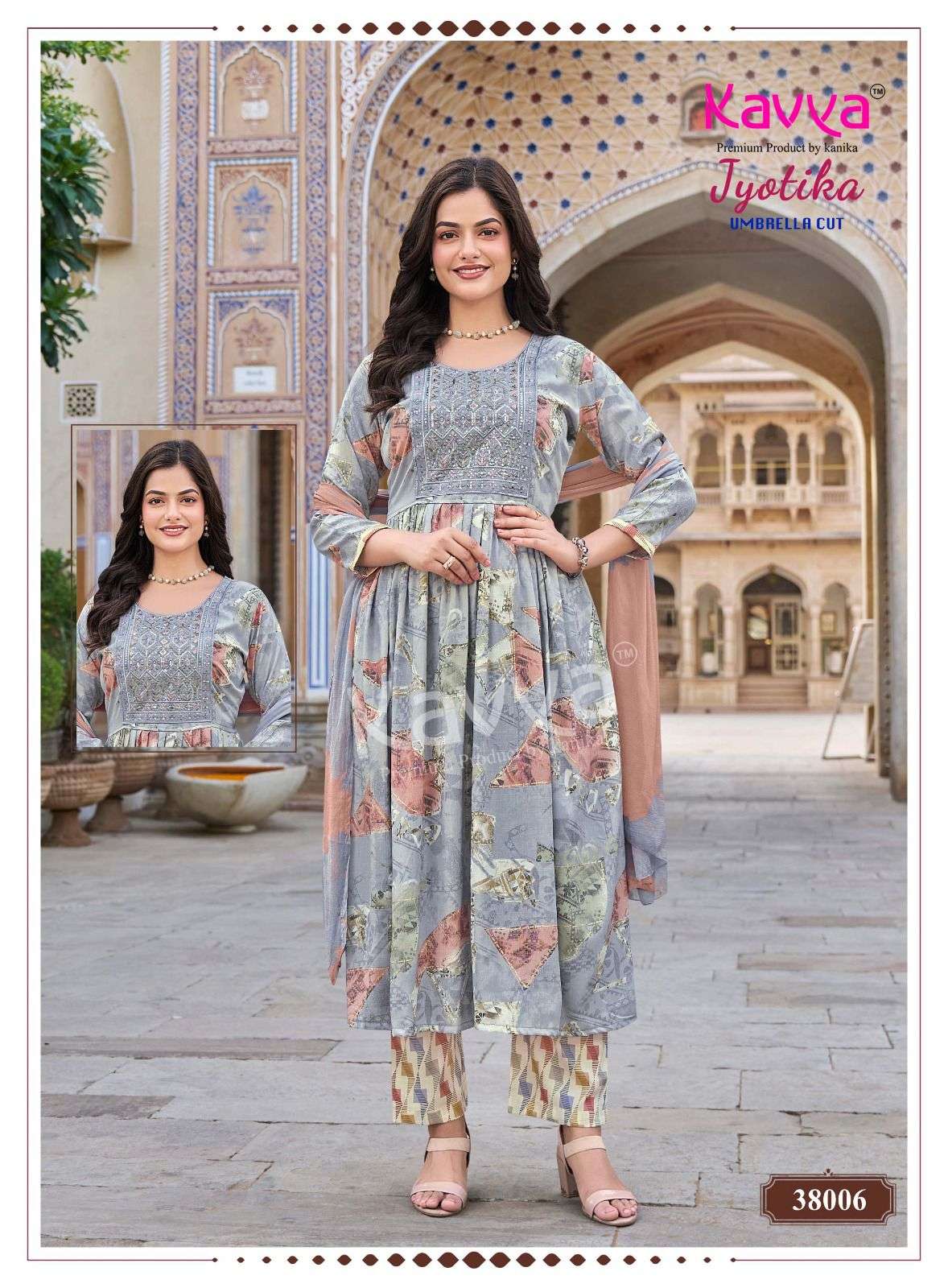 Jyotika Vol 38 Kavya Capsule Readymade Pant Style Suits Exporter India