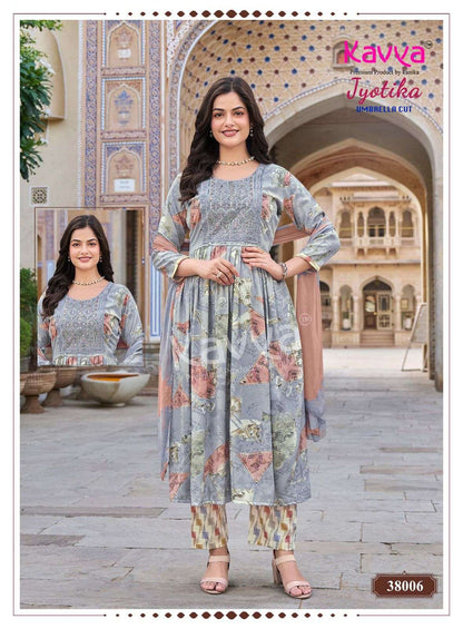 Jyotika Vol 38 Kavya Capsule Readymade Pant Style Suits Exporter India