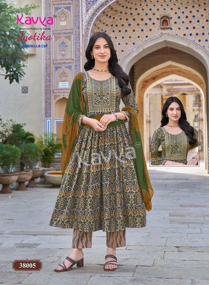 Jyotika Vol 38 Kavya Capsule Readymade Pant Style Suits Exporter India