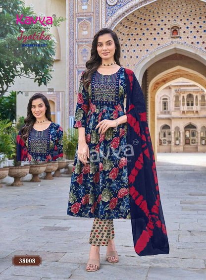 Jyotika Vol 38 Kavya Capsule Readymade Pant Style Suits Exporter India