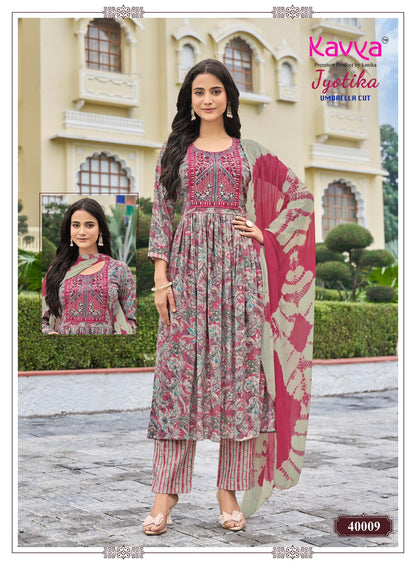 Jyotika Vol 40 Kavya Capsule Readymade Pant Style Suits Wholesale Rate