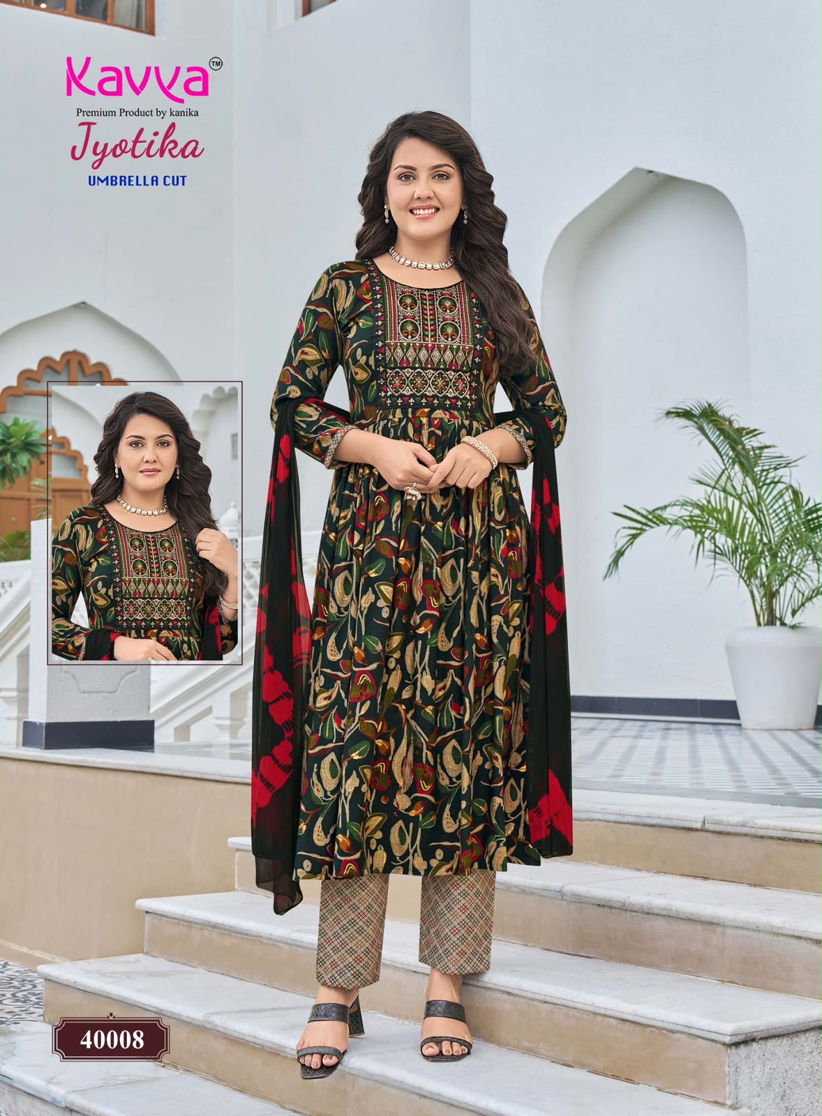 Jyotika Vol 40 Kavya Capsule Readymade Pant Style Suits Wholesale Rate