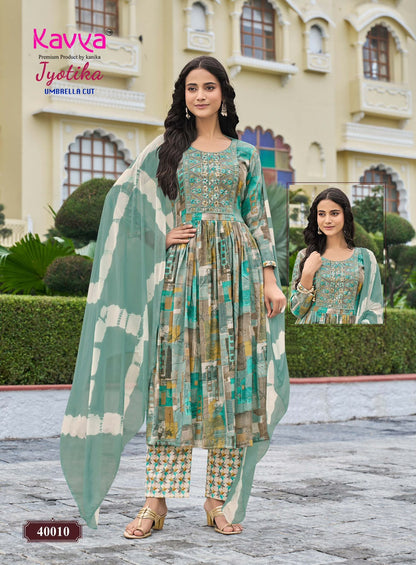 Jyotika Vol 40 Kavya Capsule Readymade Pant Style Suits Wholesale Rate