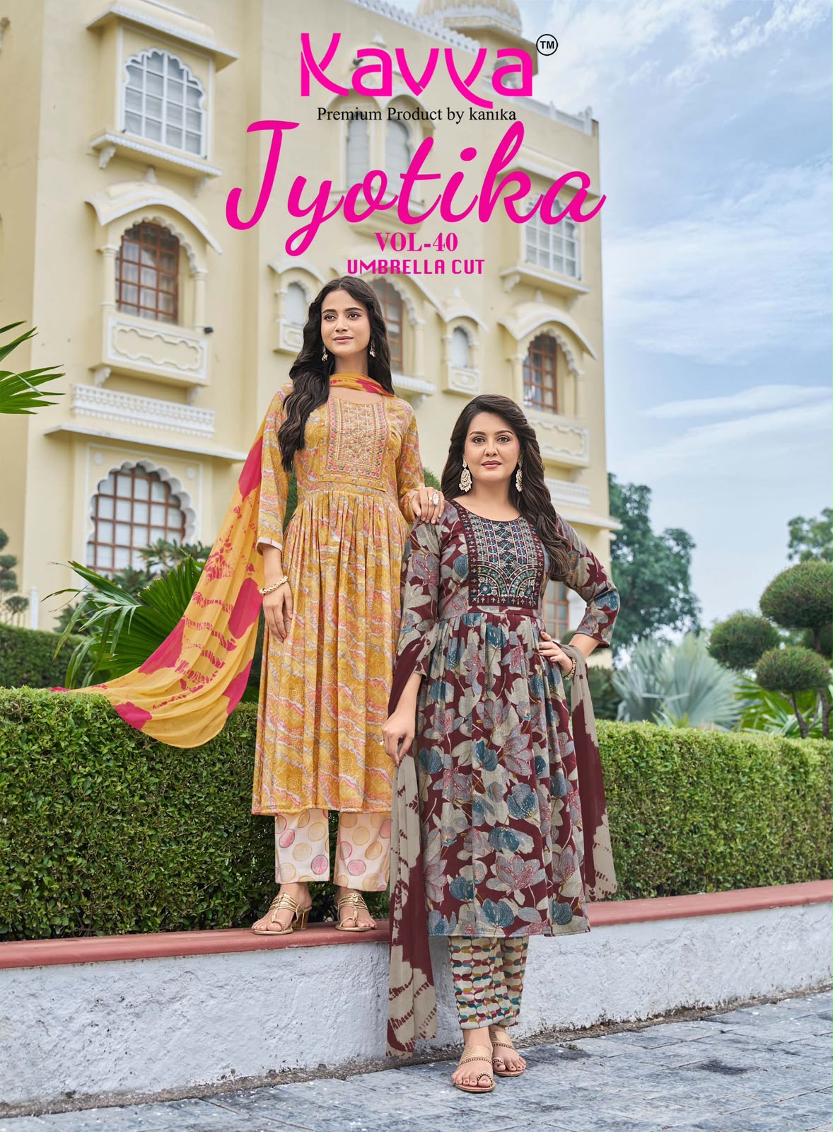 Jyotika Vol 40 Kavya Capsule Readymade Pant Style Suits Wholesale Rate
