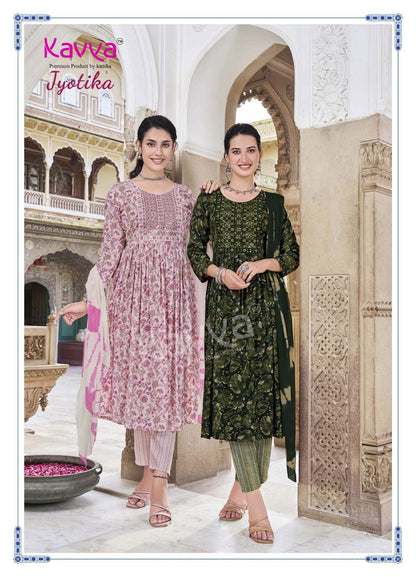 Jyotika Vol 7 Kavya Capsule Readymade Pant Style Suits Wholesale Price