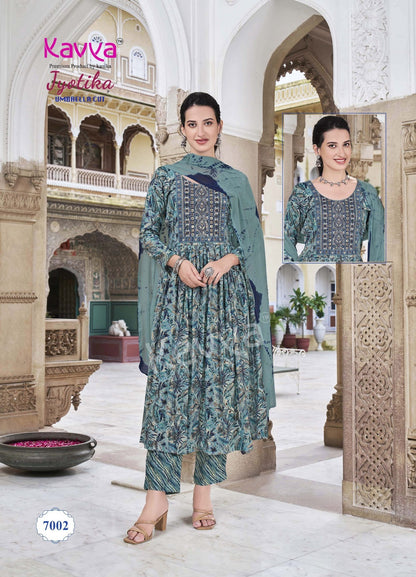Jyotika Vol 7 Kavya Capsule Readymade Pant Style Suits Wholesale Price