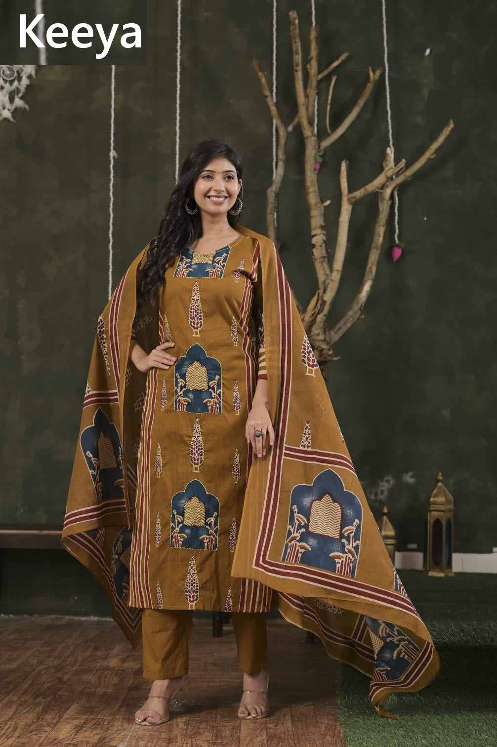 K3661 Keeya Readymade Cotton Pant Suits Wholesaler