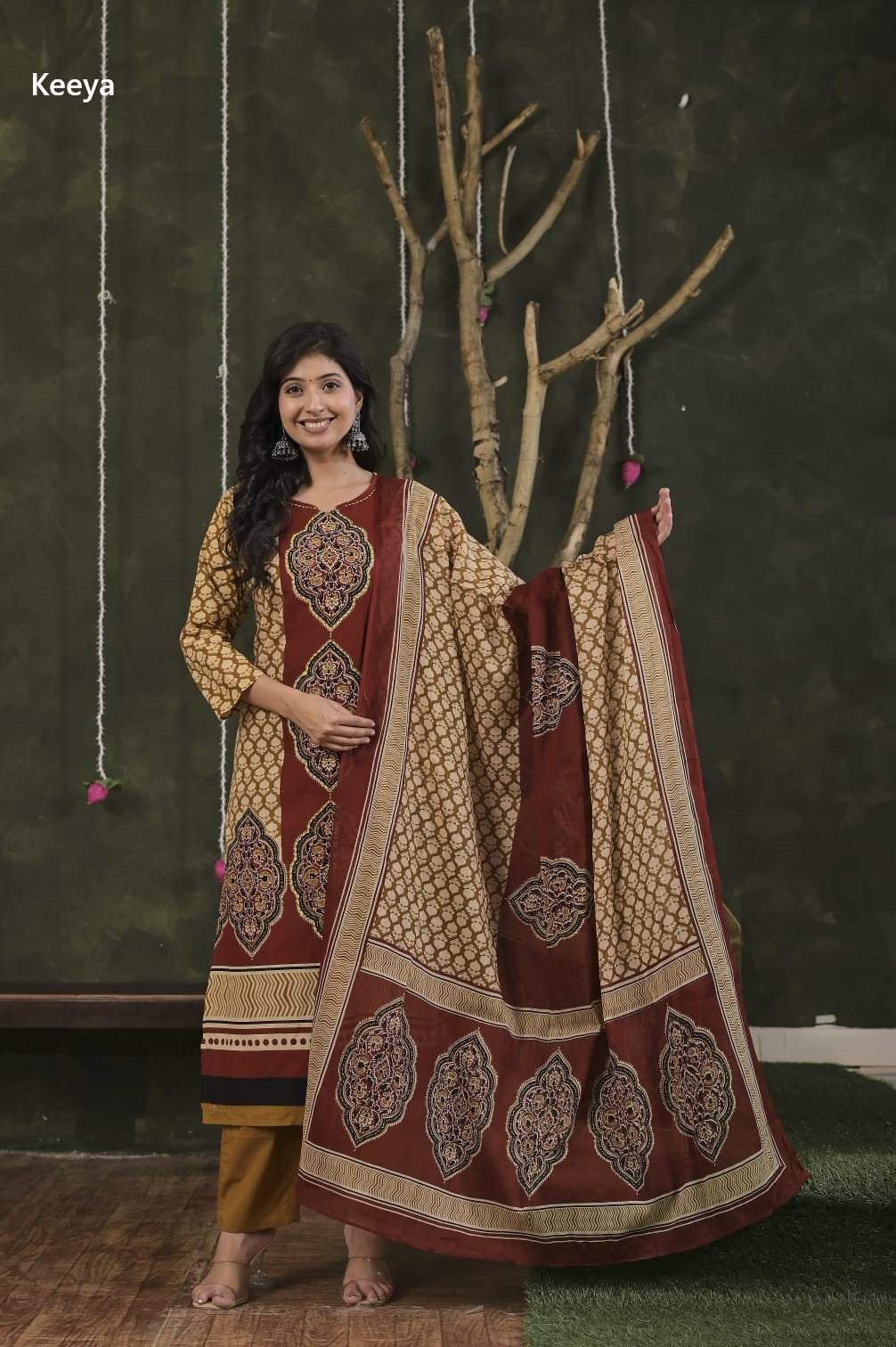 K3664 Keeya Readymade Cotton Pant Suits Wholesale