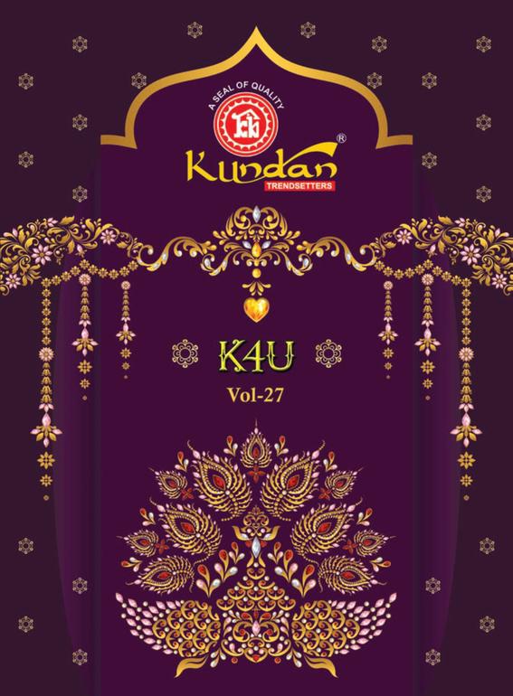 K4U Vol 27 Kundan Readymade Cotton Patiyala Suits Wholesale Price