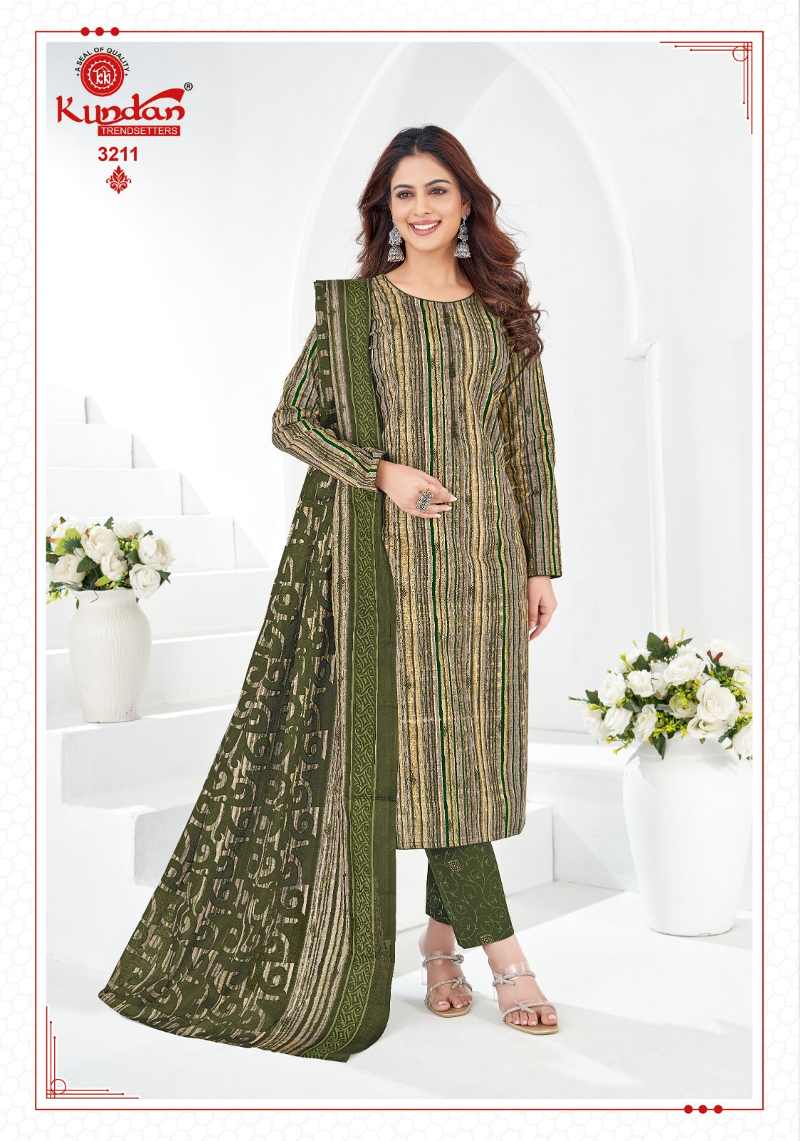 K4U Vol 32 Kundan Cotton Dress Material Wholesaler India